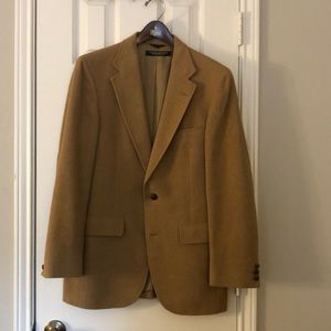 Brooks brothers slim camel hair blazer